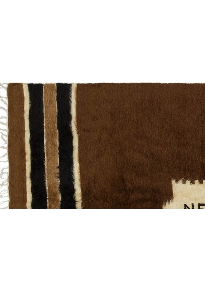 Teselya Bej Çizgili Yün Modern Desenli Yün Hav Toz Vermez Leke Tutmayan Salon Yolluk Mutfak El Dokuma Halı fırsatları