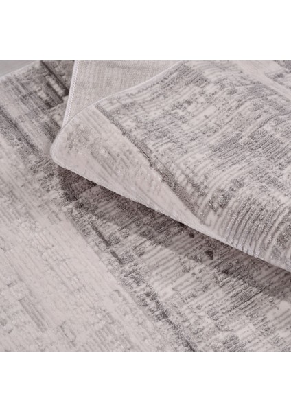 Modern Gri Akrilik Kare Modern Desenli Akrilik Hav Vermeyen Leke Tutmayan Kolay Temizlenen Yumuşak Makine Salon Yolluk Mutfak Halı fırsatları