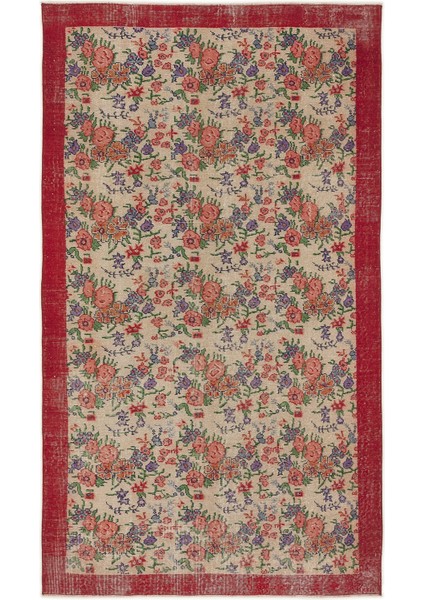 Atina Krem Eskitme Yün Modern Desenli Yün Hav Toz Vermez Leke Tutmayan Salon Yolluk Mutfak El Dokuma Halı