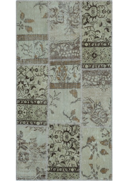 Girit Siyah Çiçekli Yün Modern Desenli Yün Hav Toz Vermez Leke Tutmayan Salon Yolluk Mutfak El Dokuma Halı