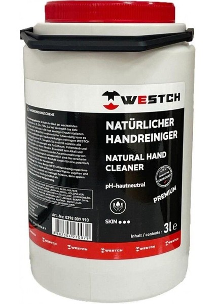 Endüstriyel El Temizleme Jeli 3 Litre – Yağ, Kir ve Boyaya Karşı Etkili Formül