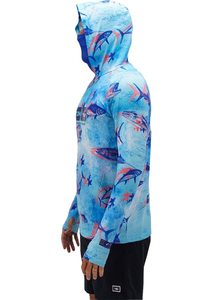 Pro Angler S24 Buff&hoodie Echo Fish 4xl