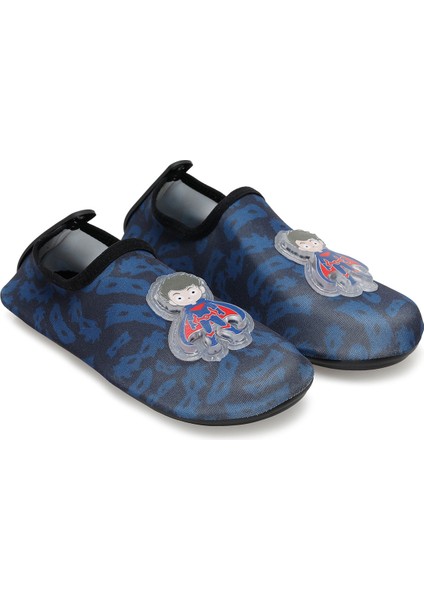 Işıklı Super Kahraman Figürlü Kaymaz Tabanlı Esnek Hafif Dayanıklı Çocuk Havuz Plaj Deniz Ayakkabısı fiyatları
