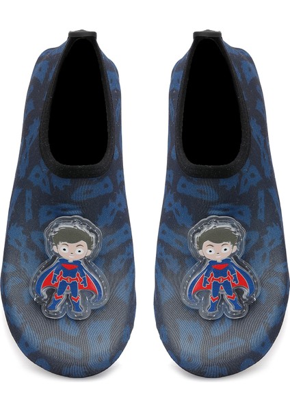 Işıklı Super Kahraman Figürlü Kaymaz Tabanlı Esnek Hafif Dayanıklı Çocuk Havuz Plaj Deniz Ayakkabısı indirimleri