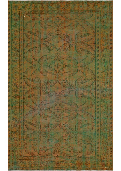 Atina Kırmızı Eskitme Yün Modern Desenli Yün Hav Toz Vermez Leke Tutmayan Salon Yolluk Mutfak El Dokuma Halı