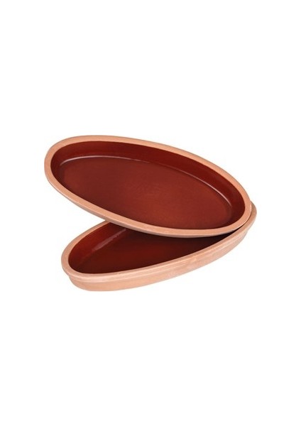Oval 2 Li Toprak Tava Güveç