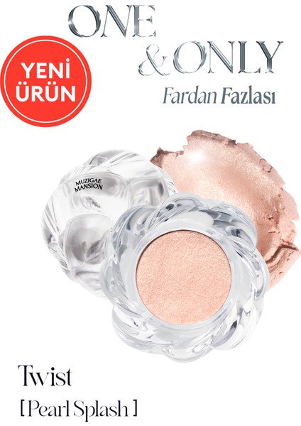 Yansımalı Krem Dokulu Çok Amaçlı Tekli Far Muzıgae Mansıon One&only Shadow Twist (Pearl Splash)