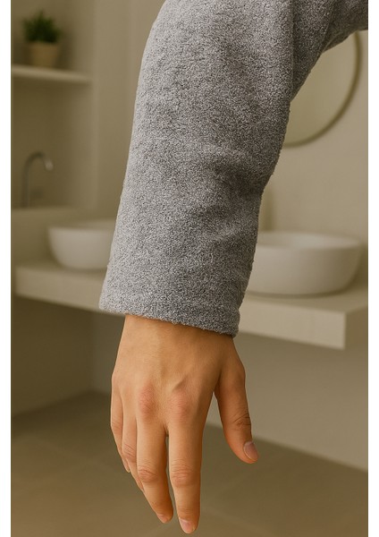 Nevin Modeli Bornoz Takımı – %100 Pamuk Bornoz ve 50X90 Yüz Havlusu modelleri