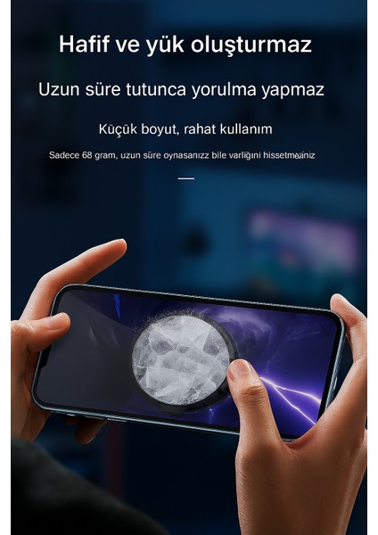 CX07 Yüksek Performanslı Telefon Soğutucu | 15W Radyatörlü Fan • Magsafe Destekli • Tablet Uyumlu