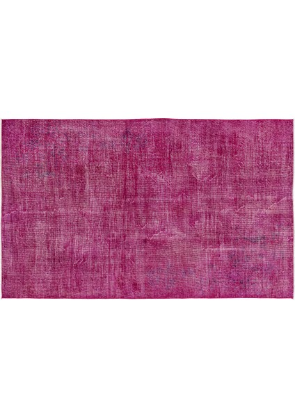 Pembe Eskitme Yün Modern Desenli Yün Hav Toz Vermez Leke Tutmayan Salon Yolluk Mutfak El Dokuma Halı