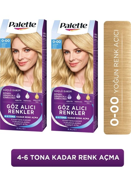 Göz Alıcı Renkler 0-00 Yoğun Renk Açıcı x 3 Adet