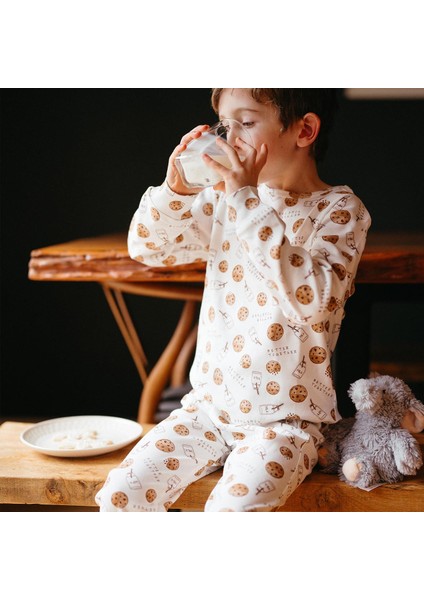 Kurabiye Canavarı Uzun Kollu Pijama Takımı