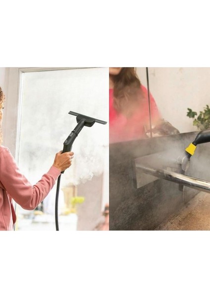 Karcher Sc1, Sc3, Sc4, Sc5 ile Uyumlu Cam Silme Aparatı / Mini Fırça Seti fiyatları