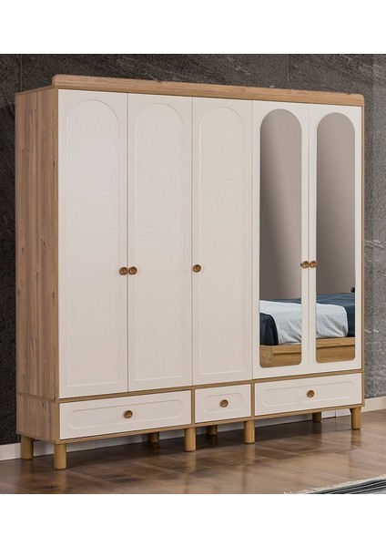 Dardason Bohem 5 Kapılı Dolap