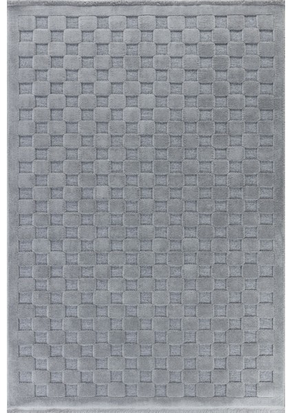 Exo Gri Geometrik Etnik Modern Desenli Hav Vermeyen Leke Tutmayan Kolay Temizlenen Yumuşak Makine Salon Yolluk Mutfak Halı