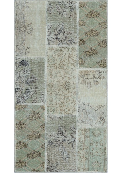 Girit Bej Çizgili Yün Modern Desenli Yün Hav Toz Vermez Leke Tutmayan Salon Yolluk Mutfak El Dokuma Halı