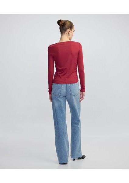 Kayık Yaka Tişört IW6250070016054 fırsatları