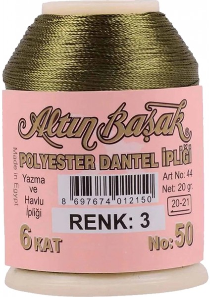 Altınbaşak Oya ve Dantel Ipi 20 gr - - No: 003