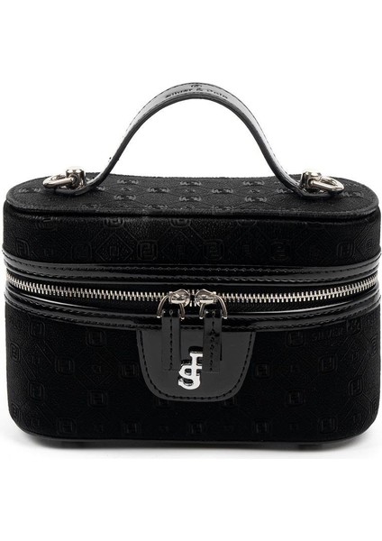 Siyah SP1195 Kadın Makyaj Çantası