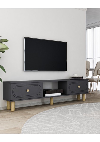 Polenct Bohem Tv Sehpası Antrasit-Antrasit fiyatları