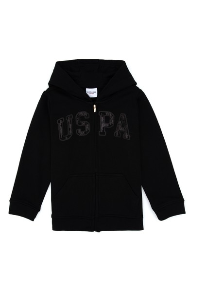 Kız Çocuk Siyah Sweatshirt 50314936-VR046