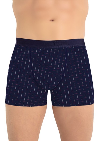 Erkek Boxer Desenli (%96 Pamuk - %4 Elastan)