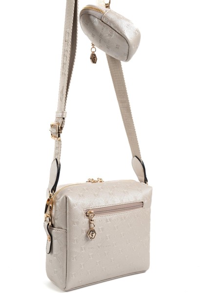 Bej - S.bej SP1038 Kadın Çapraz Çanta fırsatları