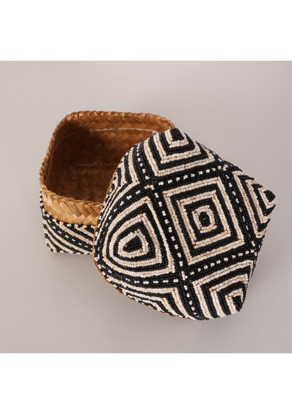 Mylamp Bali Zena Boncuklu Bambu Saklama Kutusu M modelleri