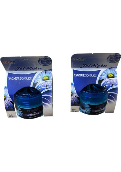 Jel Kavanoz Koku Yağmur Sonrası Kokulu 2 Adet Fiyatıdır