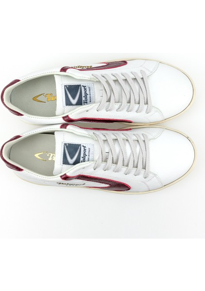 Erkek Sneaker ( Günlük) VT1243M Valsport Tournament Classic Bianco Bordeaux fırsatları