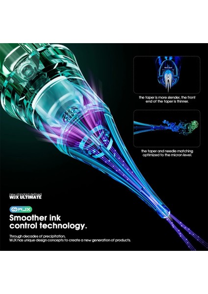 Ultimate Cartridges - 1009 Rl Round Liner Long Taper - Kartuş Dövme Iğnesi modelleri