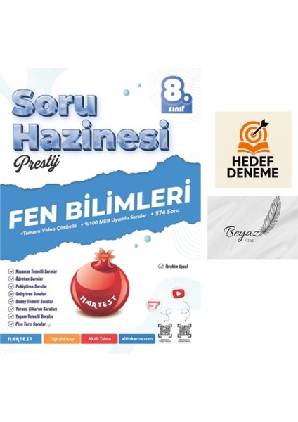 Nartest 8.sınıf Fen Bilimleri Soru Hazinesi Hedef Deneme