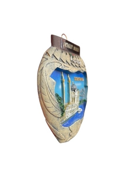 Vintage Istanbul Ortaköy Camii Figürlü El Boyaması Küp Duvar Süsü modelleri