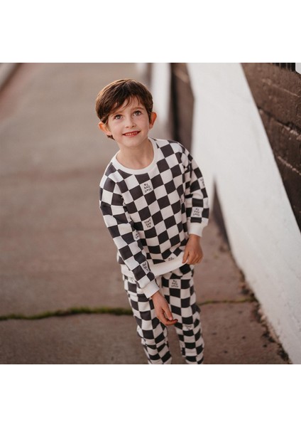 Gri No Bad Days Sweatshirt Pantolon Set