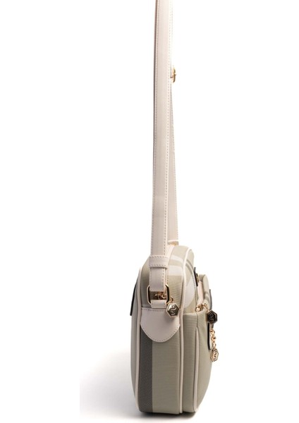 A.yeşil - Kemik SP491 Kadın Çapraz Çanta modelleri