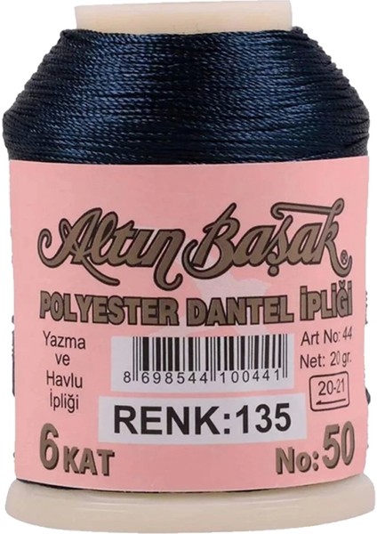 3 Adet Altınbaşak Oya ve Dantel Ipi 20 gr - - No: 135 modelleri