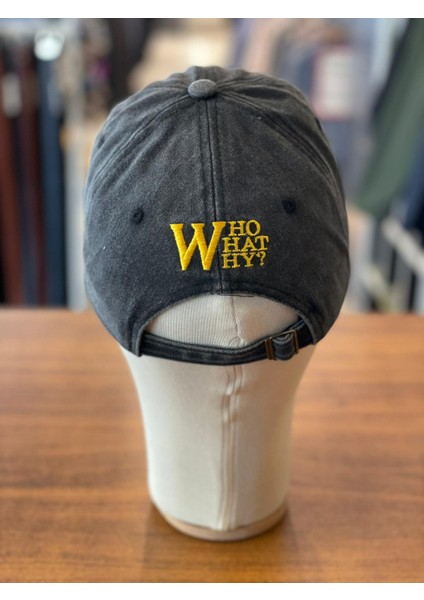 W Logo Vintage Yıkamalı Eskitme Cap Şapka modelleri
