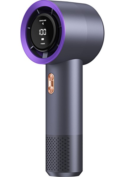 Taşınabililir Mini USB Şarjlı Turbo Dijital Ekranlı El Vantilatör Fan Soğutucu T13