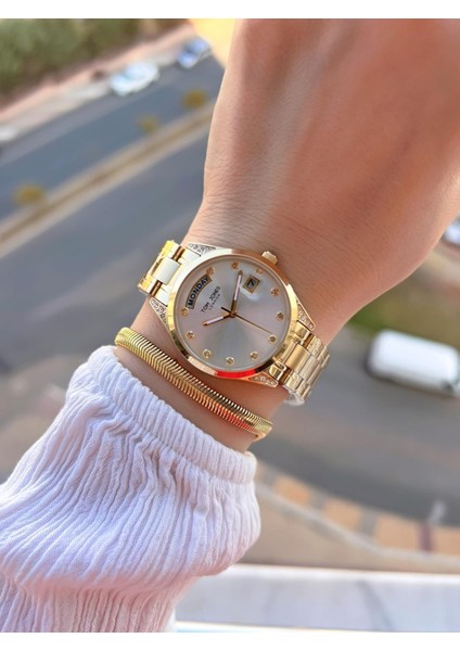 Çelik Kordon Kararma Renk Atma Yapmaz 3 Atm Suya Dayanıklı Kadın Kol Saati BTJ.YN.10042.2 fiyatları