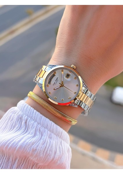 Çelik Kordon Kararma Renk Atma Yapmaz 3 Atm Suya Dayanıklı Kadın Kol Saati BTJ.YN.10042.4 fiyatları