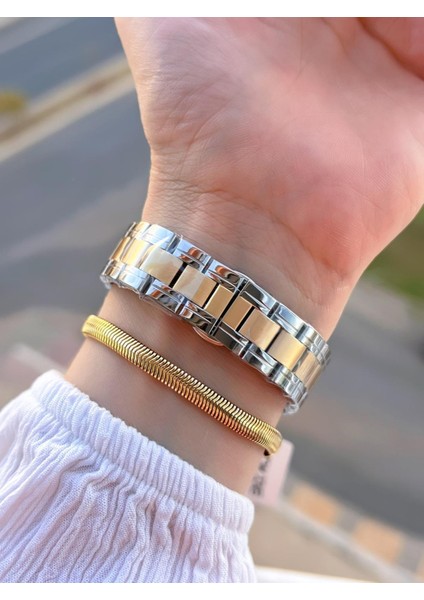 Çelik Kordon Kararma Renk Atma Yapmaz 3 Atm Suya Dayanıklı Kadın Kol Saati BTJ.YN.10042.4 modelleri