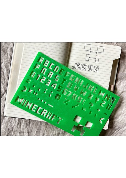 – 3D Baskı Minecraft Blok Tasarımlı Şekilli Cetvel | Pla Malzeme, Renkli ve Dayanıklı fiyatları