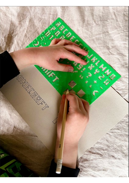 – 3D Baskı Minecraft Blok Tasarımlı Şekilli Cetvel | Pla Malzeme, Renkli ve Dayanıklı fırsatları