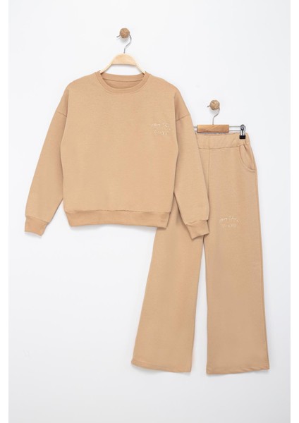 Kız Çocuk Oversize 2 Iplik Cepli Eşofman Takımı fiyatları