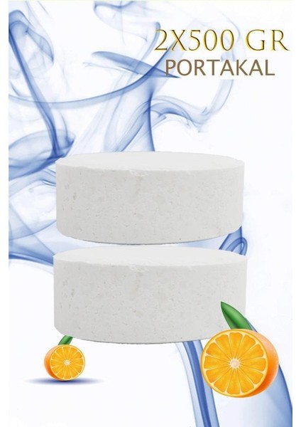 2x500 Gram - Portakal Kokulu, Nem Alıcı Rutubet Ve Küf Önleyici Yedek Tablet