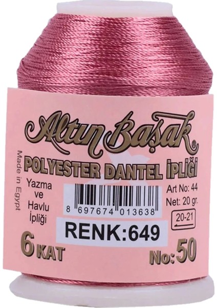 3 Adet Altınbaşak Oya ve Dantel Ipi 20 gr - - No: 649 modelleri