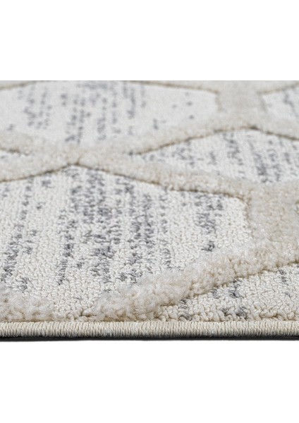 Gokak Geometrik Krem Polyester Dikdörtgen Modern Desenli Akrilik Hav Vermeyen Leke Tutmayan Kolay Temizlenen Yumuşak Makine Salon Yolluk Mutfak Halı fiyatları