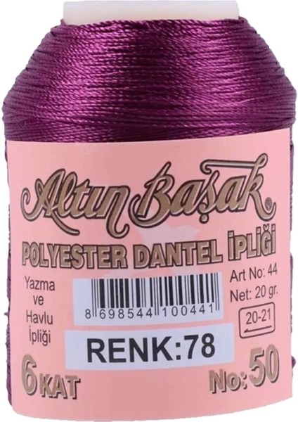 3 Adet Altınbaşak Oya ve Dantel Ipi 20 gr - - No: 078 modelleri