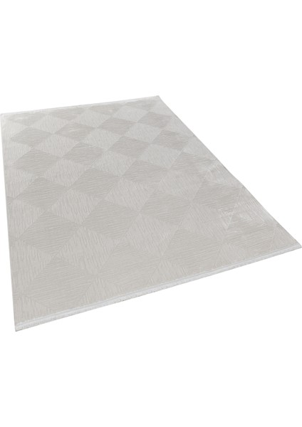 Venu Krem Geometrik Etnik Modern Desenli Hav Vermeyen Leke Tutmayan Kolay Temizlenen Yumuşak Makine Salon Yolluk Mutfak Halı fiyatları