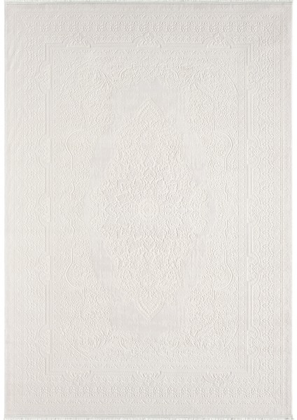 Diva Krem Halı Akrilik Halı Yumuşak Dokulu Salon Oturma Odası Yatak Odası Halısı 0277